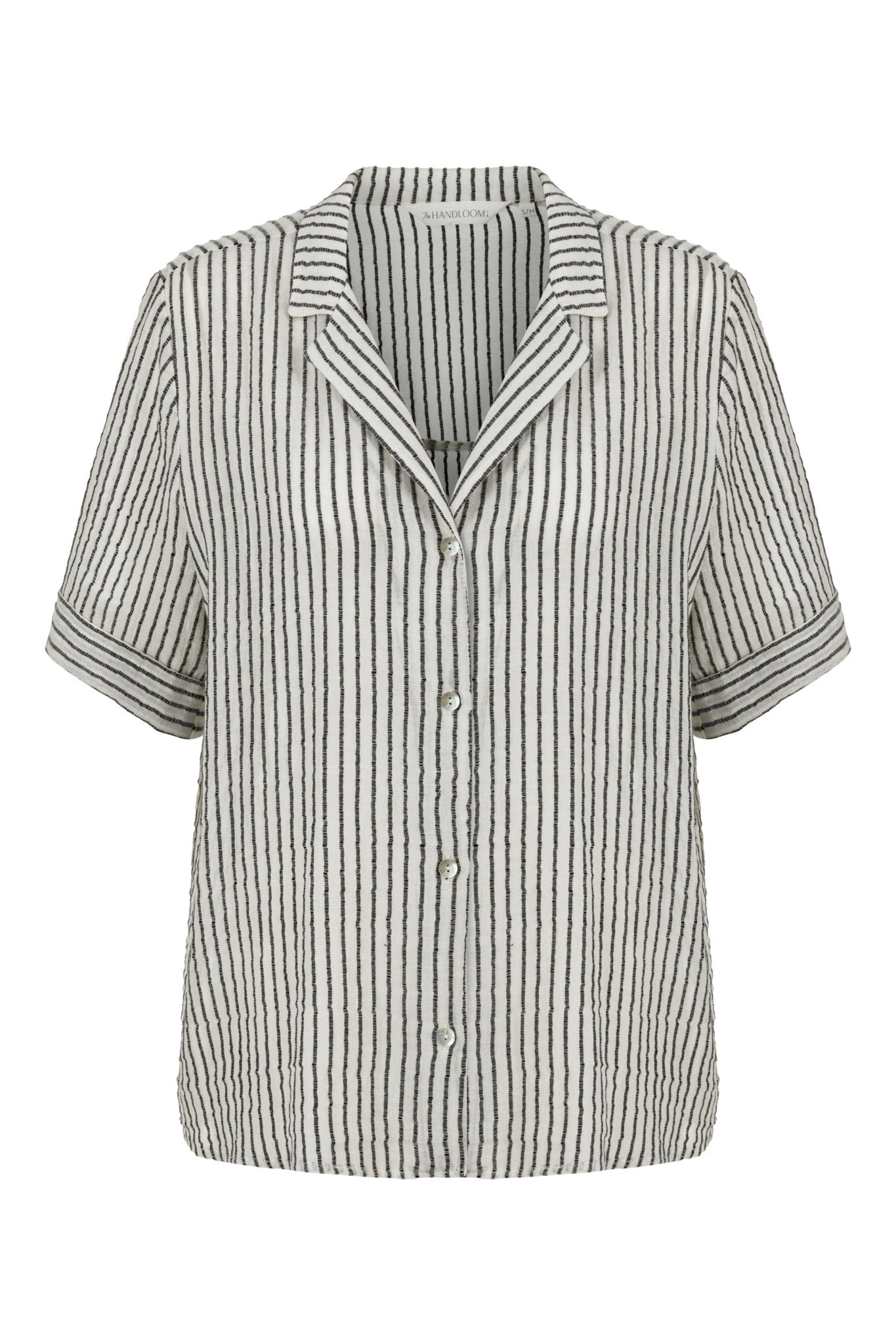 Ocean Shirt Black Stripes - The Handloom