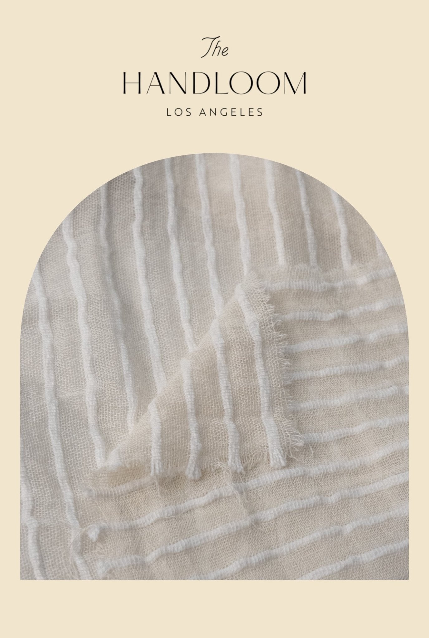 Voyage Set White Stripes - The Handloom